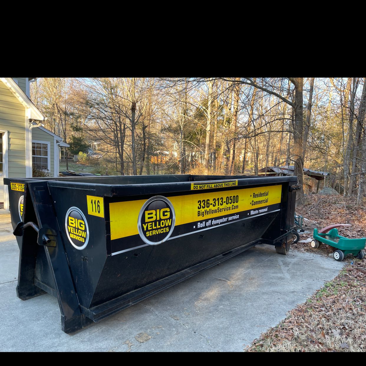 Bayleaf Drive Durham, NC 27712-12-yard Dumpster Rental Service Photos in Raleigh, North Carolina